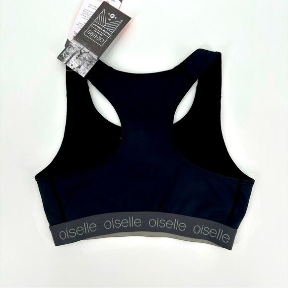 Oiselle Get Sporty Bra in black Size XS - Picture 5 of 7